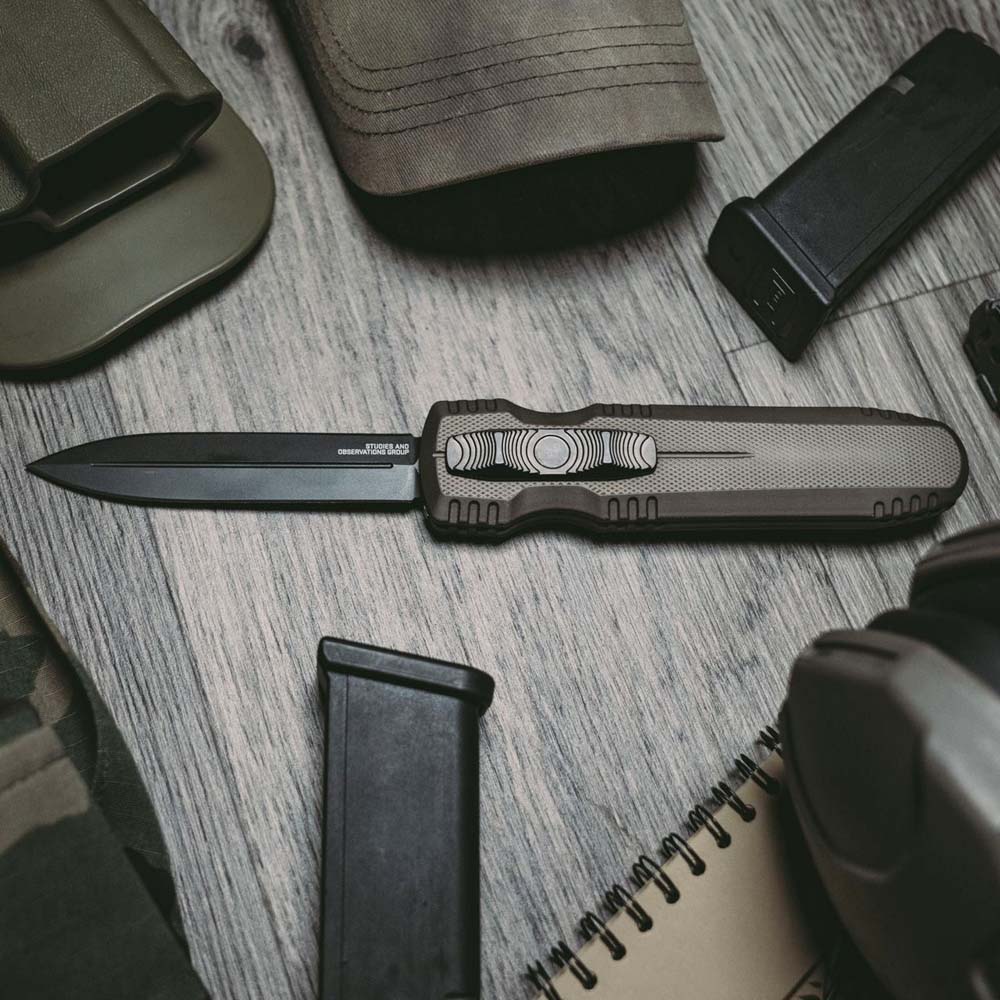SOG Pentagon AUTO OTF Dark Earth S35VN 15610257 5
