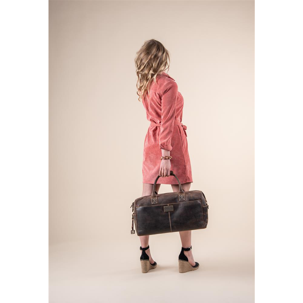 Чанта GILLIS LEATHER TRAVEL BAG TRAFALGAR VINTAGE BROWN 17