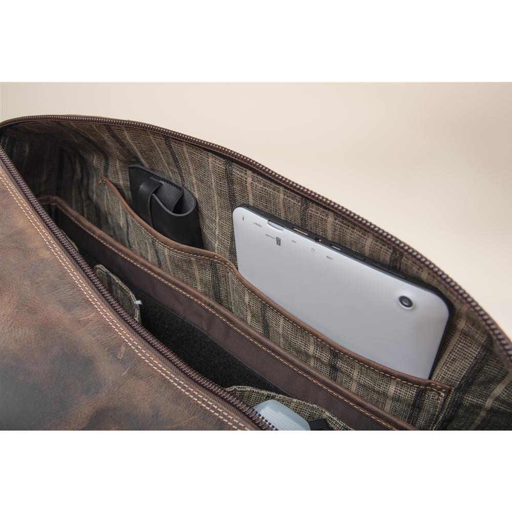 Чанта GILLIS LEATHER TRAVEL BAG TRAFALGAR VINTAGE BROWN 7