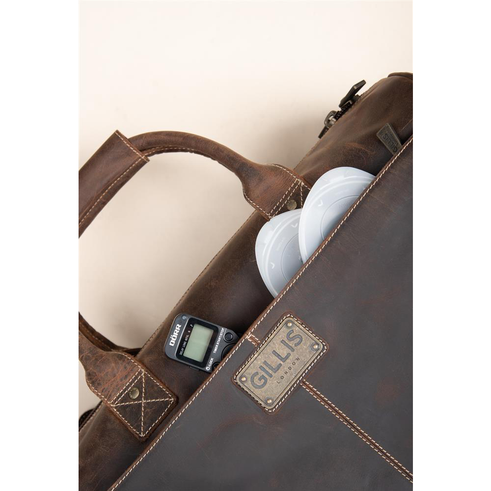 Чанта GILLIS LEATHER TRAVEL BAG TRAFALGAR VINTAGE BROWN 8