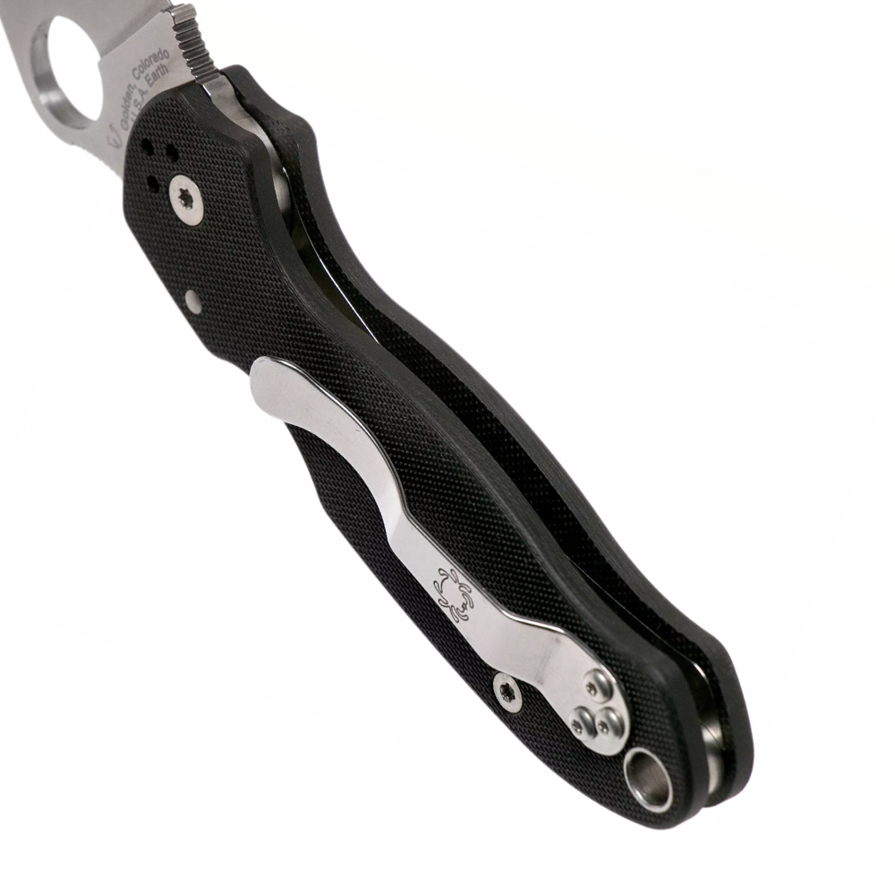 Spyderco Para 3 G-10 S45VN Satin Plain 223GP 5