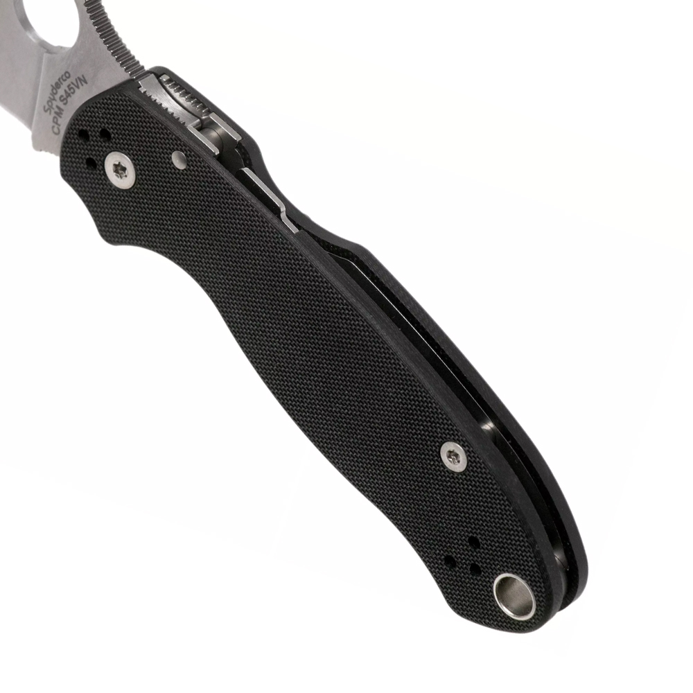 Spyderco Para 3 G-10 S45VN Satin Plain 223GP 7