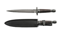 Кама Damascus Commando Dagger Wood