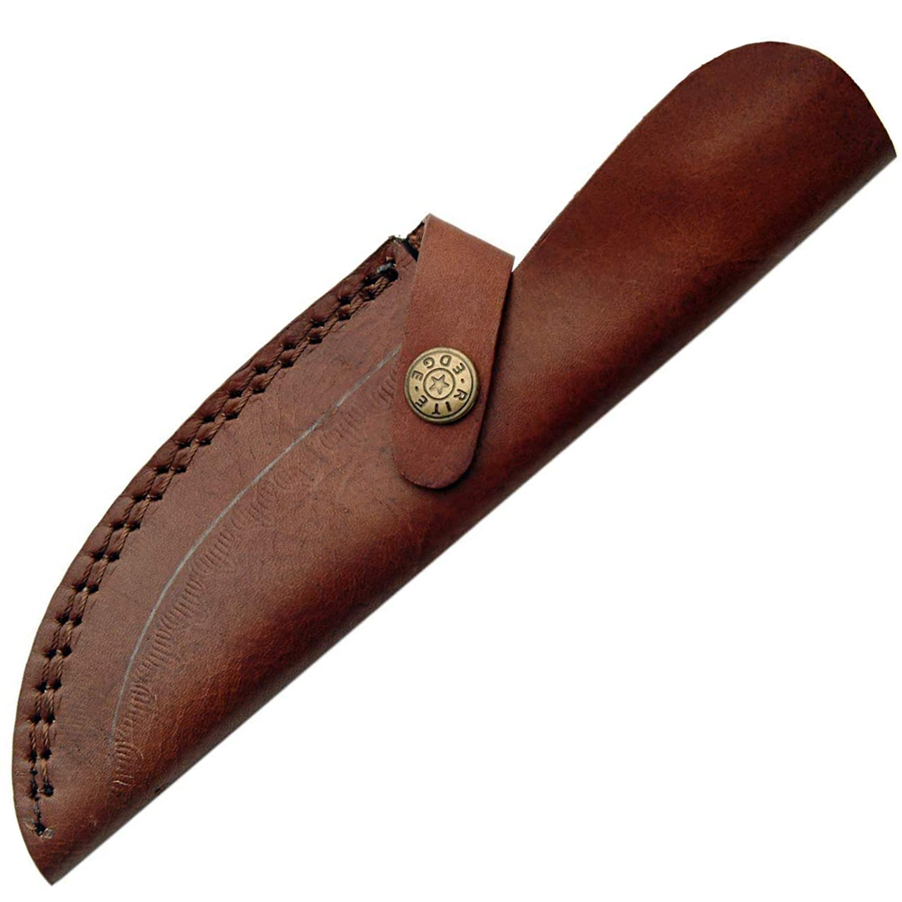 Damascus Fixed Blade Bone Handle  2