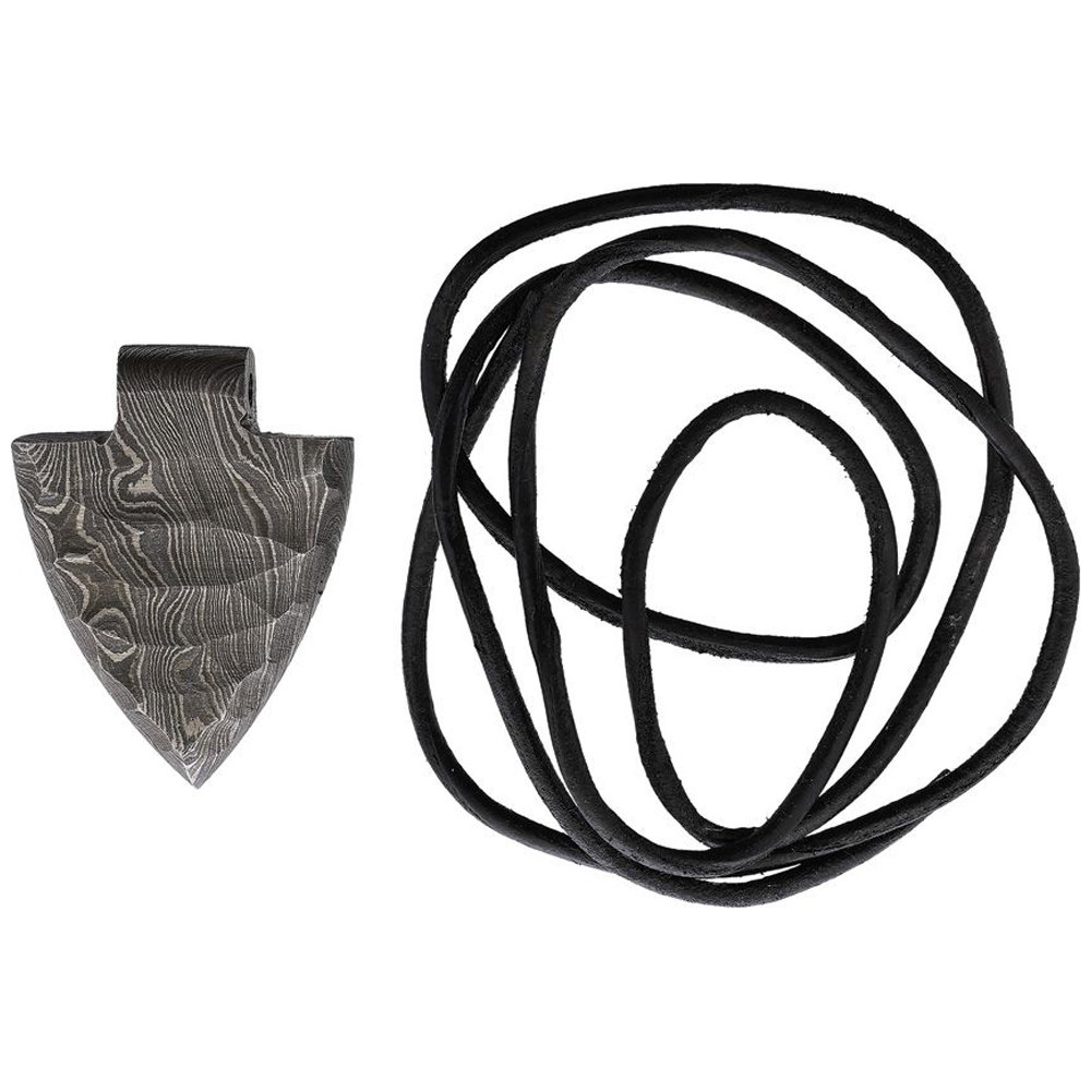 Медальон Damascus Arrowhead Pendant 1
