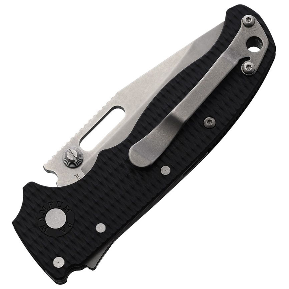 Demko AD 20.5 Shark Lock Clip Point Black 2