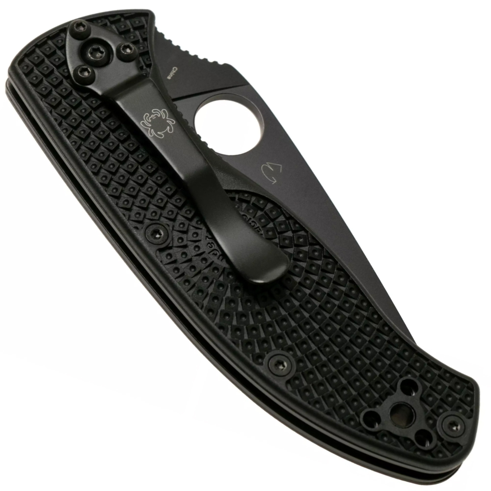 Spyderco Tenacious Serrated Lightweight Black C122PSBBK  4