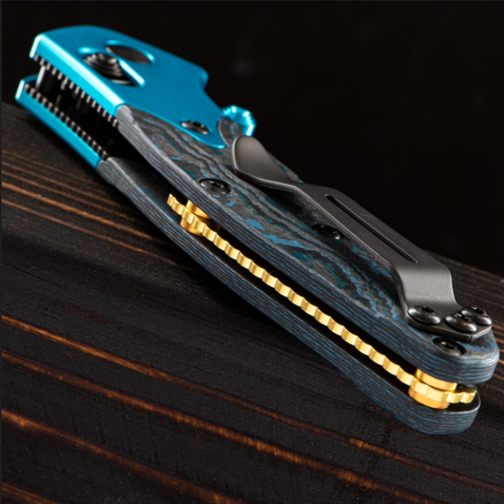 Benchmade Gold Class Mini Osborne Aegir Damasteel 945-221 5