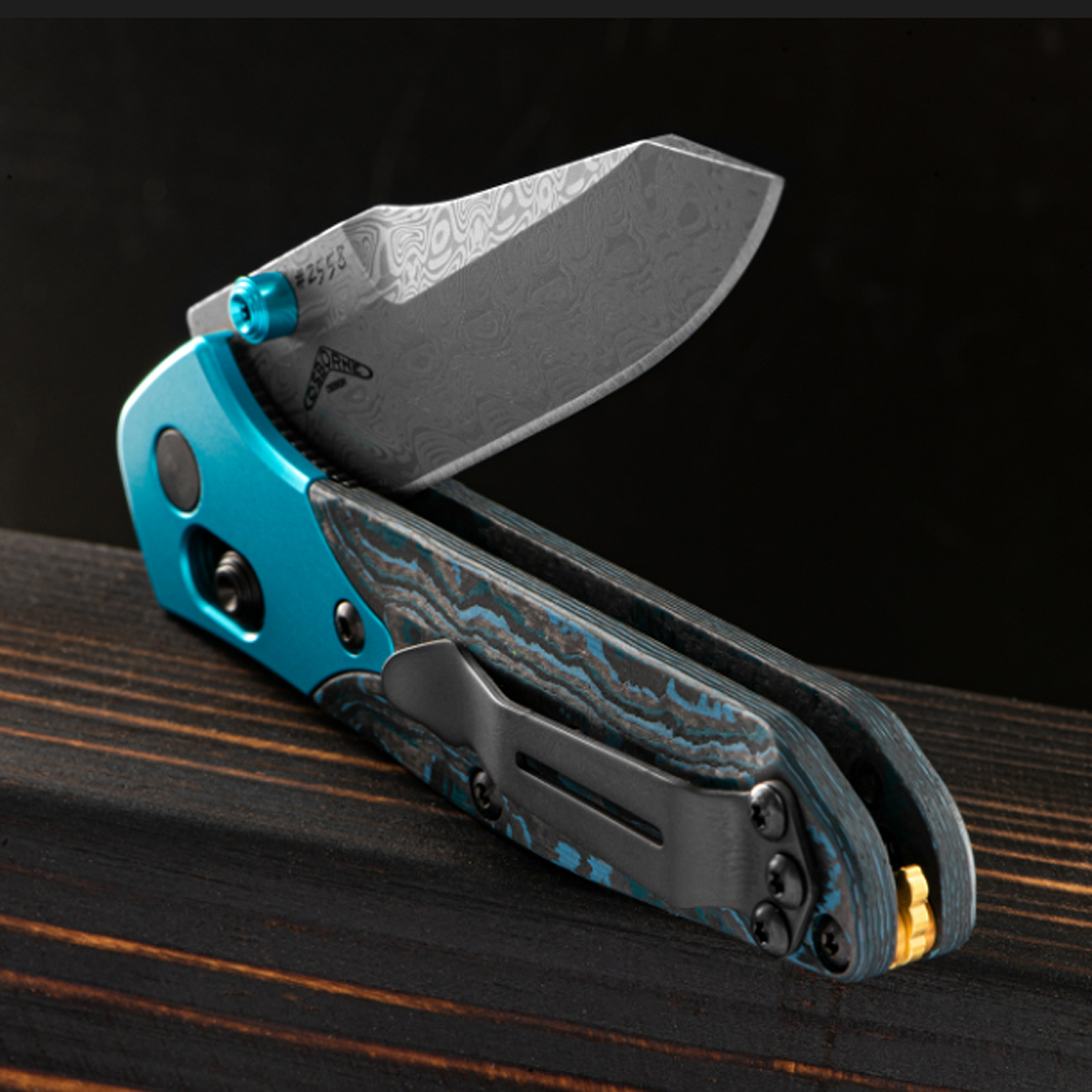 Benchmade Gold Class Mini Osborne Aegir Damasteel 945-221 6