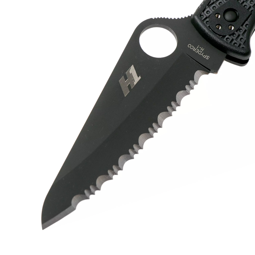 Spyderco Pacific Salt 2 Black C91SBBK2 Serrated 3