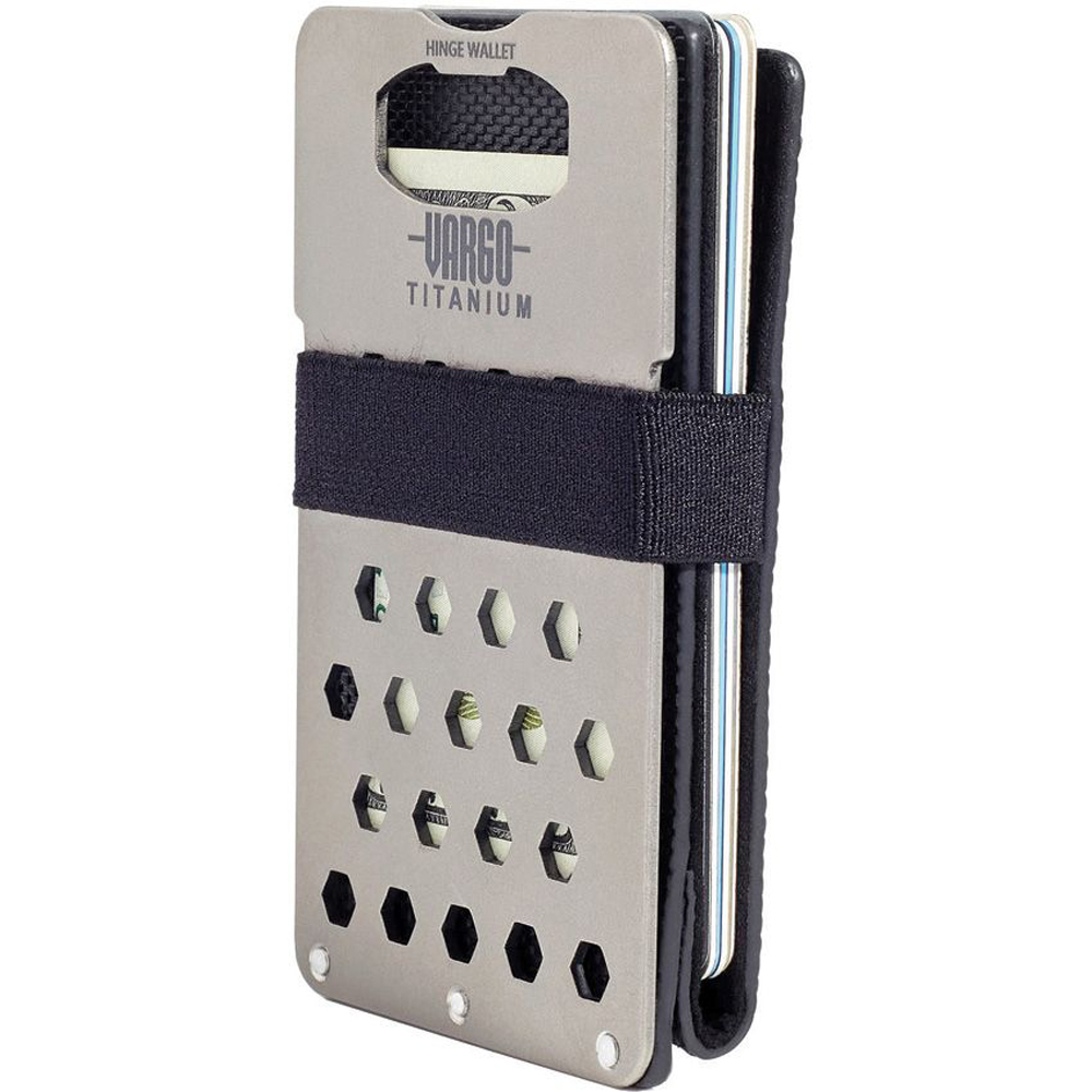 Титаниев портфейл Vargo Titanium Hinge Wallet 2