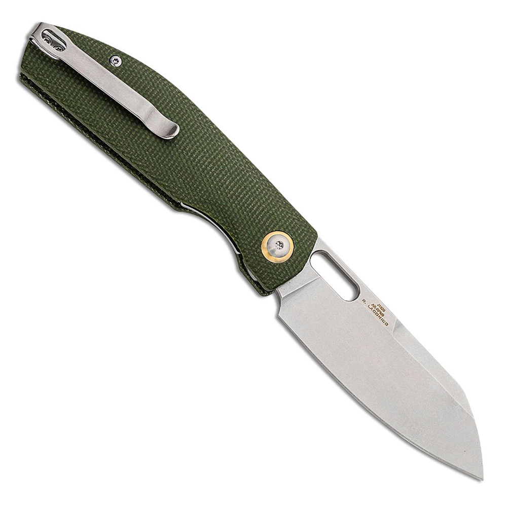 CJRB Ekko AR-RPM9 Green Micarta J1929MGN 2