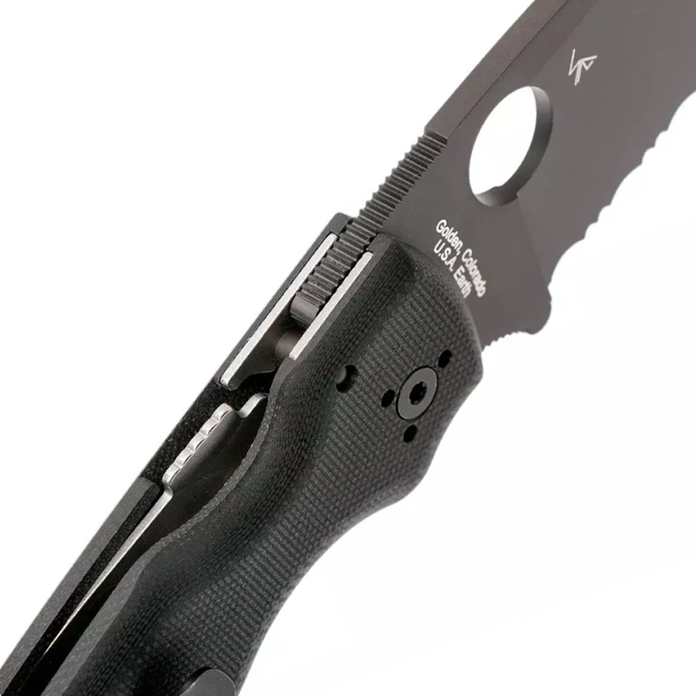 Spyderco Shaman SpyderEdge Black C229GSBK 6