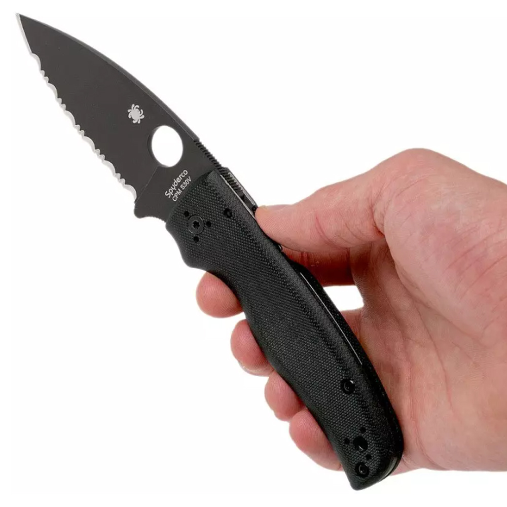 Spyderco Shaman SpyderEdge Black C229GSBK 8