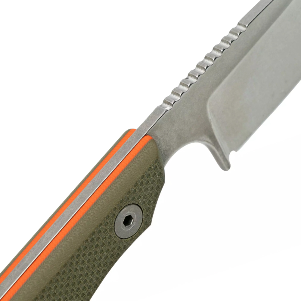 White River M1 Backpacker Pro WRM1-TGO Green/Orange G10, Kydex 5