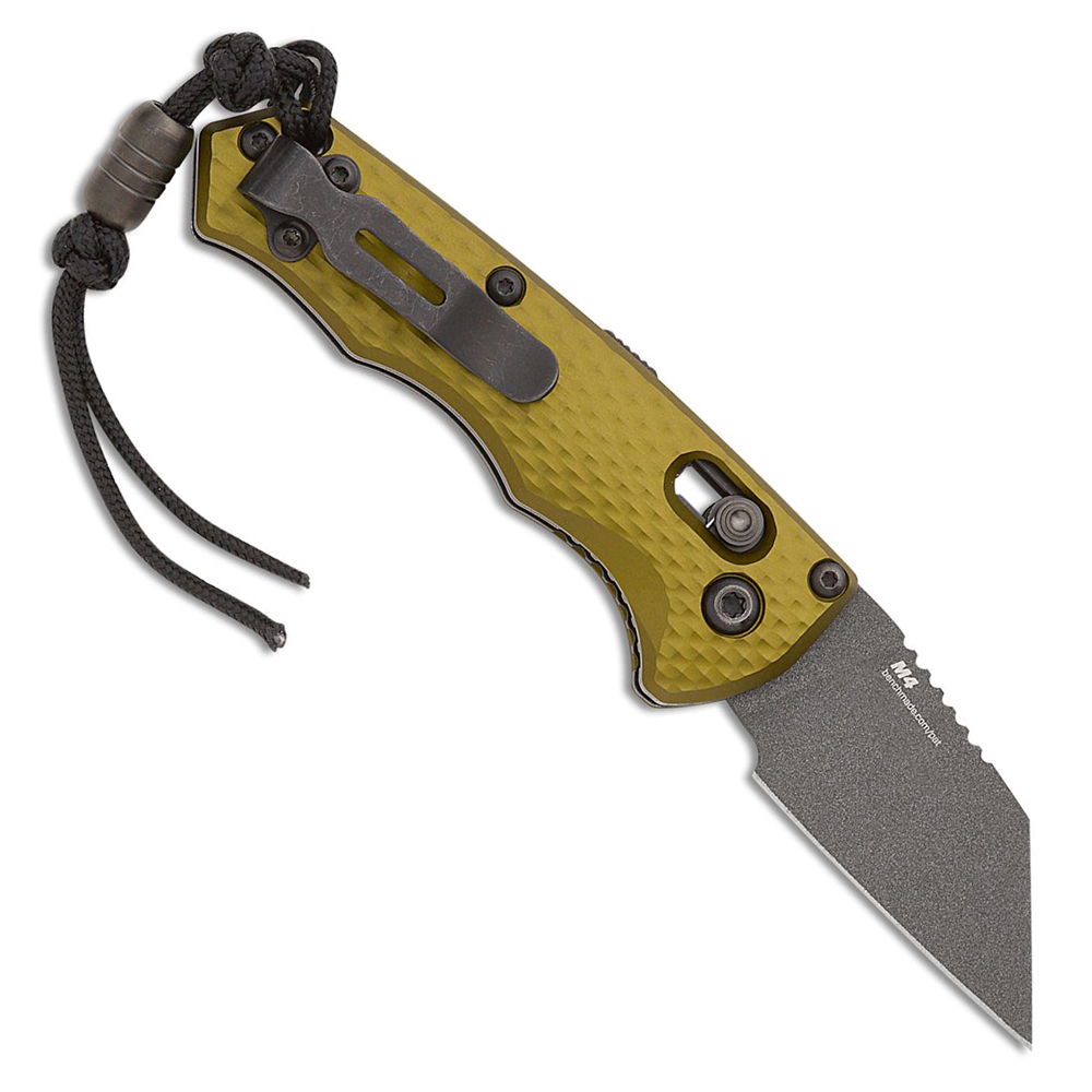 Benchmade 2950BK-2 Partial Auto Immunity CPM-M4 Flat Woodland Green 2