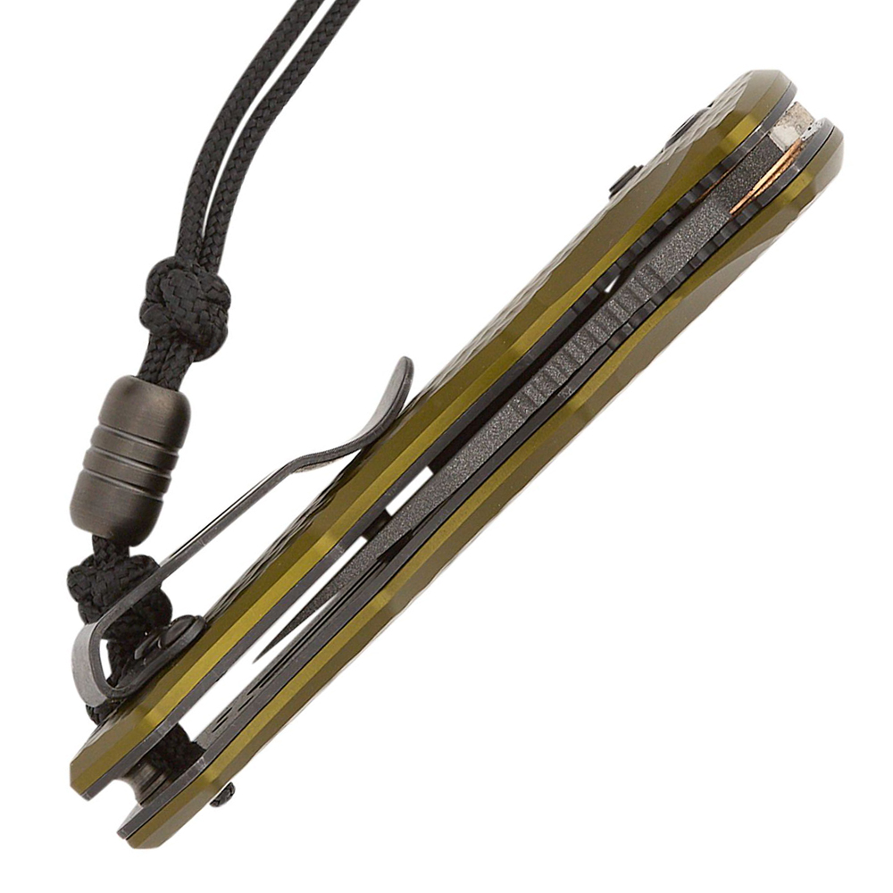 Benchmade 2950BK-2 Partial Auto Immunity CPM-M4 Flat Woodland Green 5