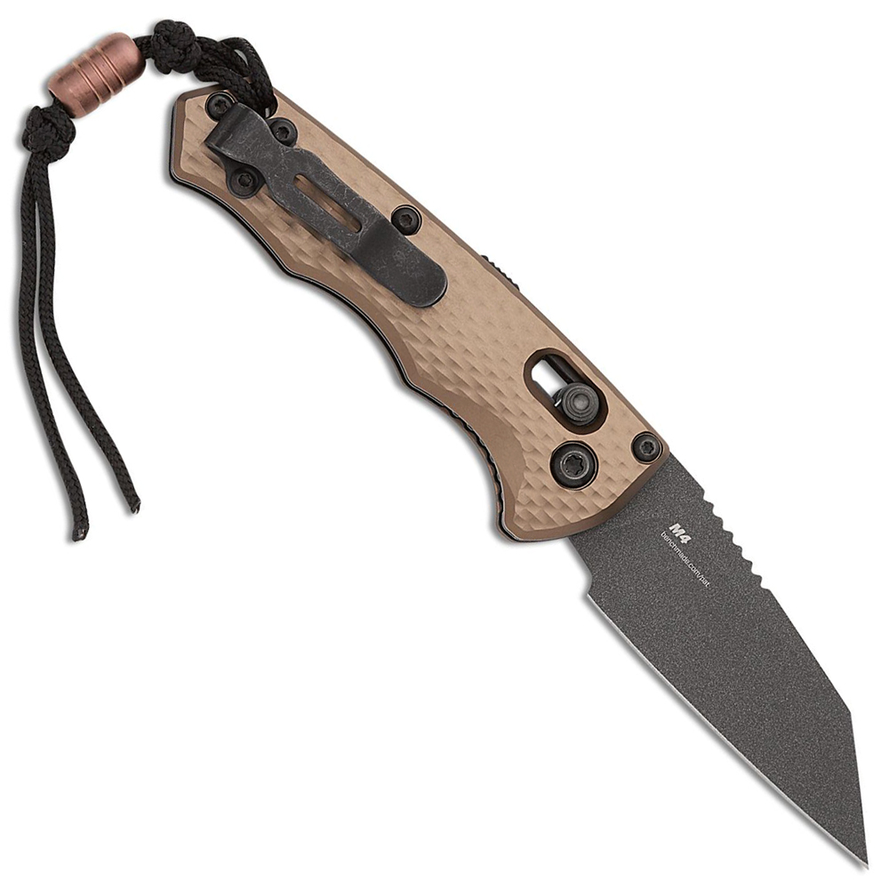 Benchmade 2900BK-1 Auto Immunity CPM-M4 Flat Dark Earth Billet Aluminum Handles 2