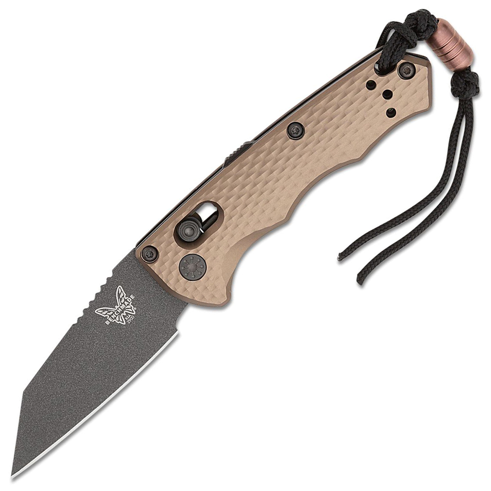 Benchmade 2900BK-1 Auto Immunity CPM-M4 Flat Dark Earth Billet Aluminum Handles 1
