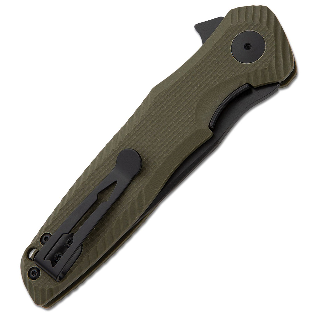 Spartan Blades Field Grade POROS 154CM Black OD Green SFBL11GR 4