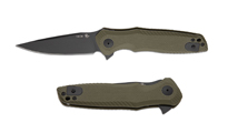 Spartan Blades Field Grade POROS 154CM Black OD Green SFBL11GR
