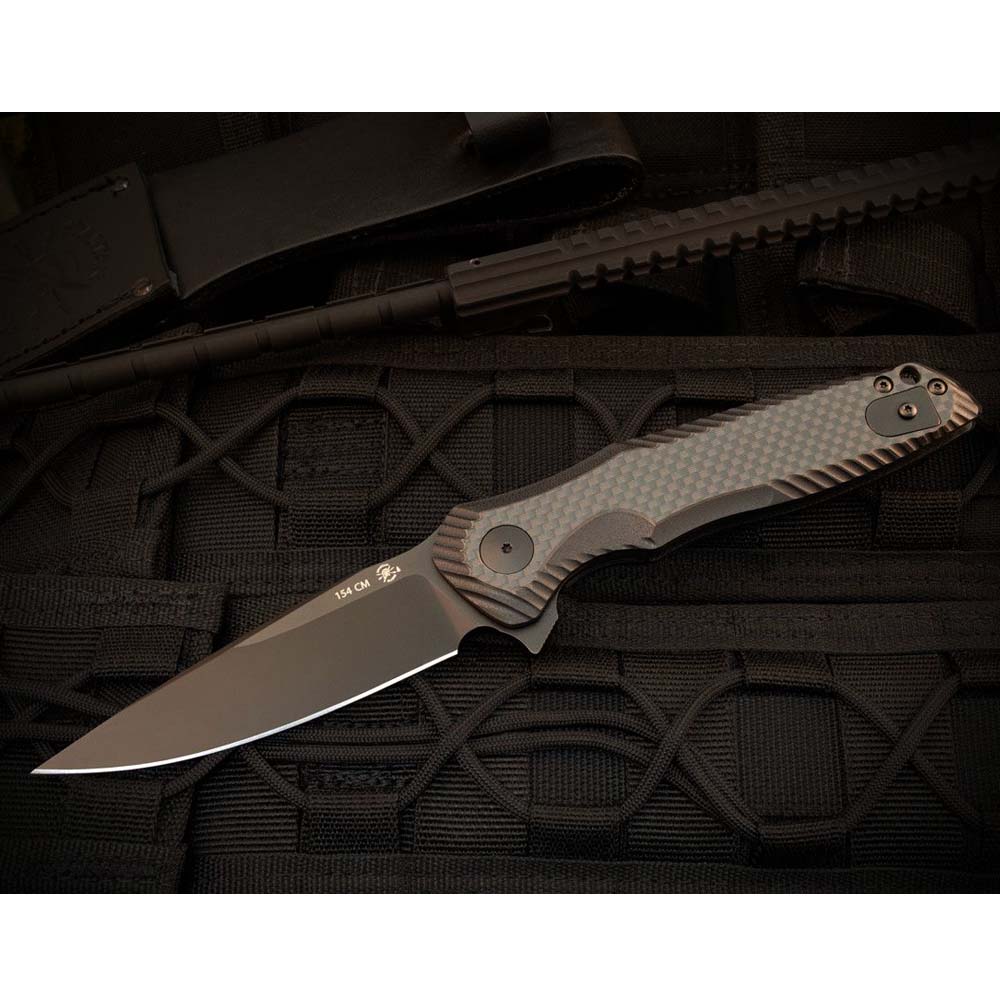 Spartan Blades Field Grade POROS 154CM Black CF SFBL11CF 6