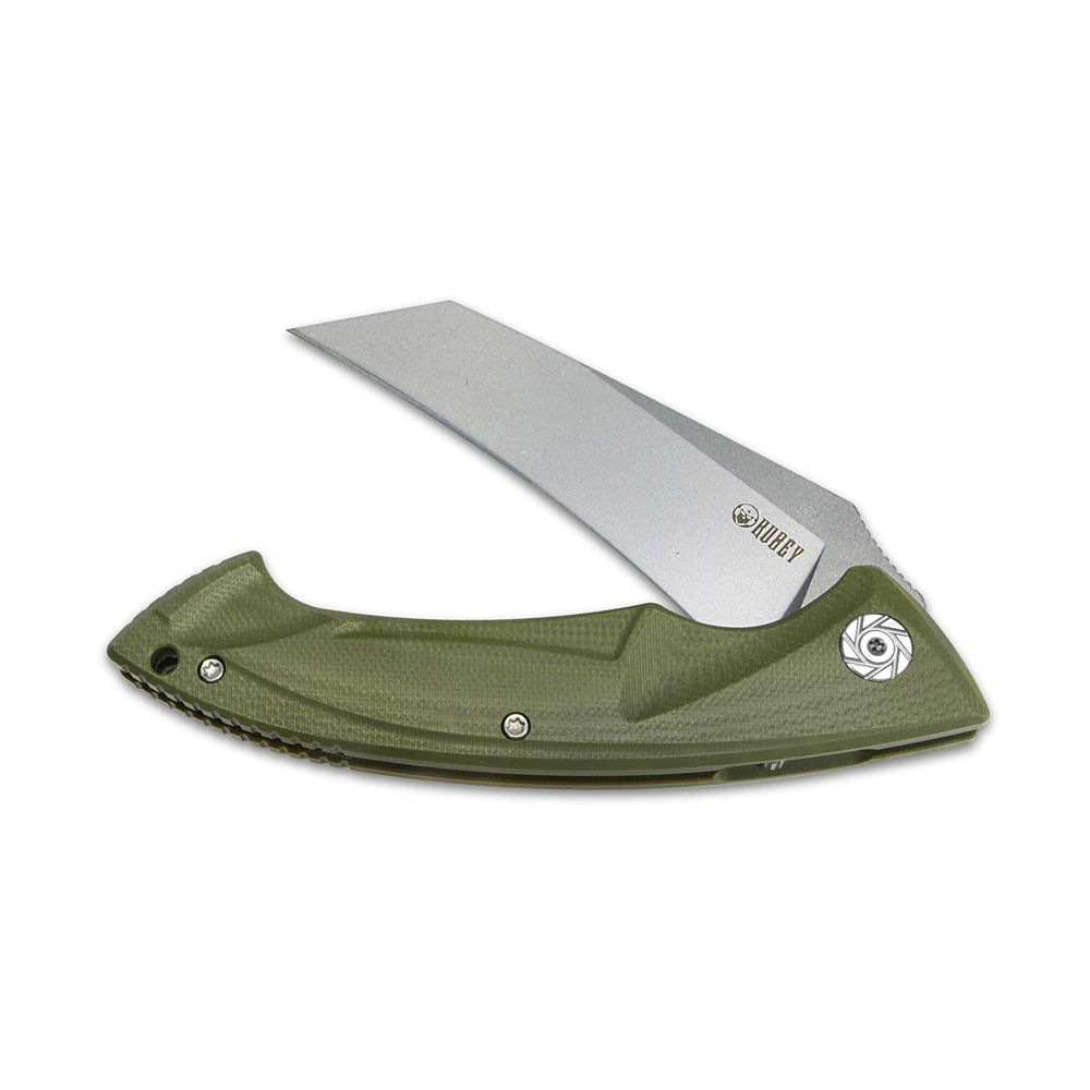 Kubey Anteater Nest Liner Lock Knife Green 3