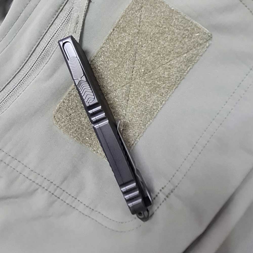 Microtech 143-2 T Combat Troodon S/E AUTO OTF Black Tactical Partial Serrated, Black Aluminum Handles 7