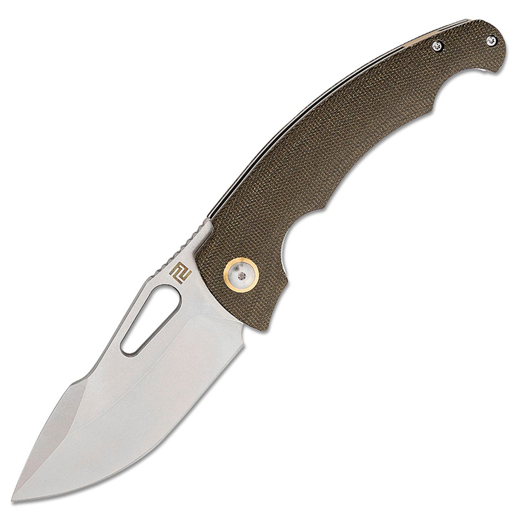 Artisan Xcellerator AR-RPM9 OD Green Micarta 1860P-ODG 1