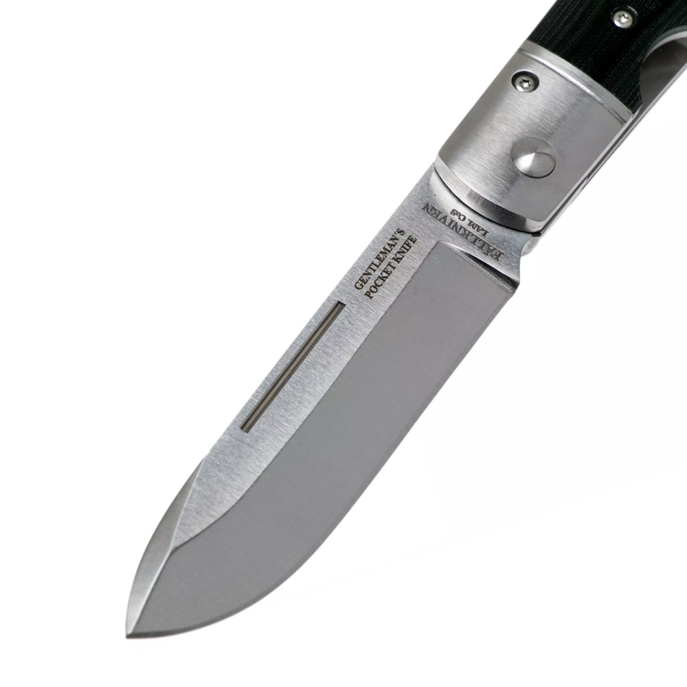 Fallkniven GPbm Gentleman's Knife Black Micarta 3