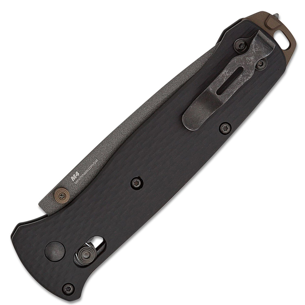 Benchmade Bailout 537GY-03 CPM-M4 Tanto Plain Black Aluminium 4