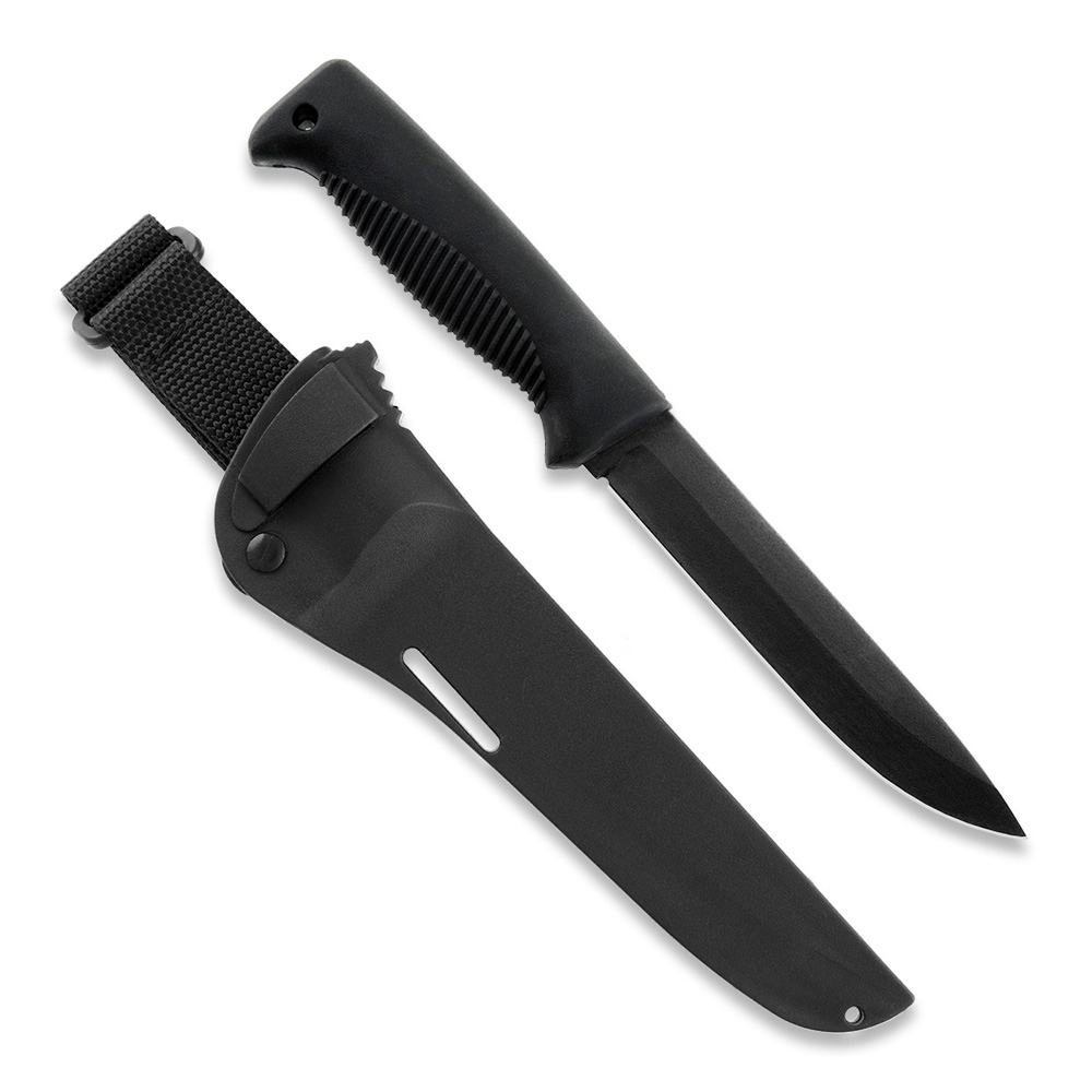 Peltonen M95 Ranger Puukko Black Cerakote FJP059 Composite Black Sheath 1