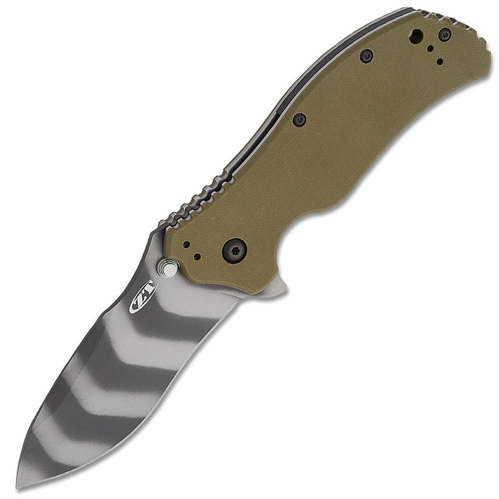 Zero Tolerance 0350OLTS A/O CPM-MagnaCut OD Green G10 1