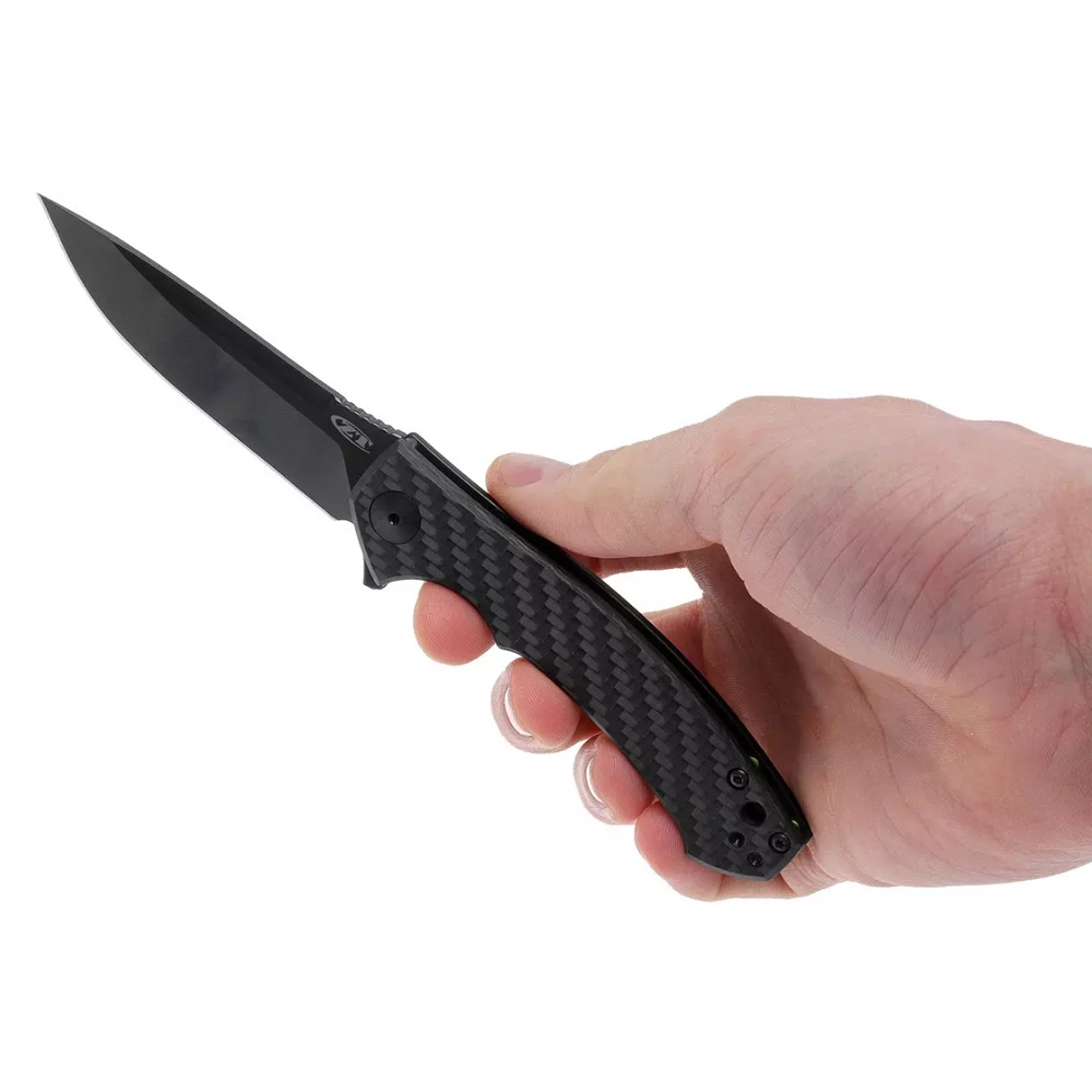 Zero Tolerance 0450CF Sinkevich S35VN Black Blade Carbon Fiber and Titanium 9