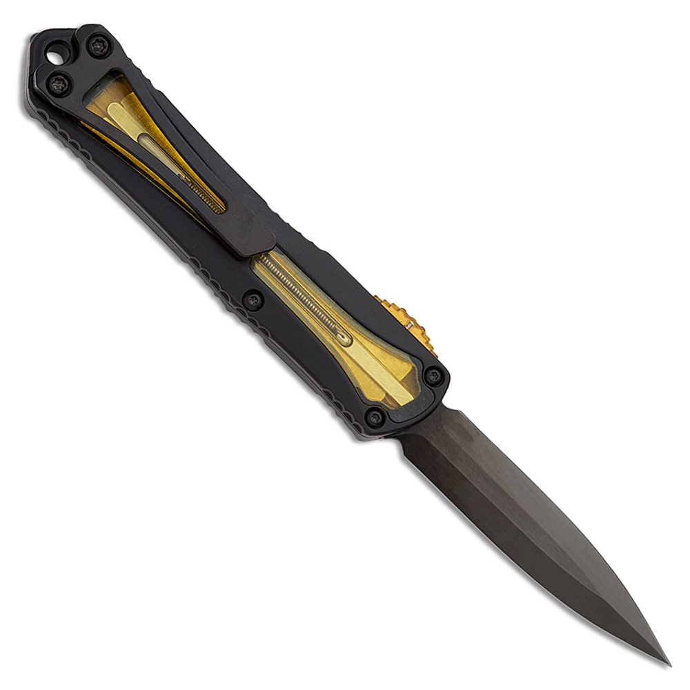 Heretic Manticore S OTF CPM-MagnaCut Black DLC Double Edge Dagger H024-6A-ULTEM 2