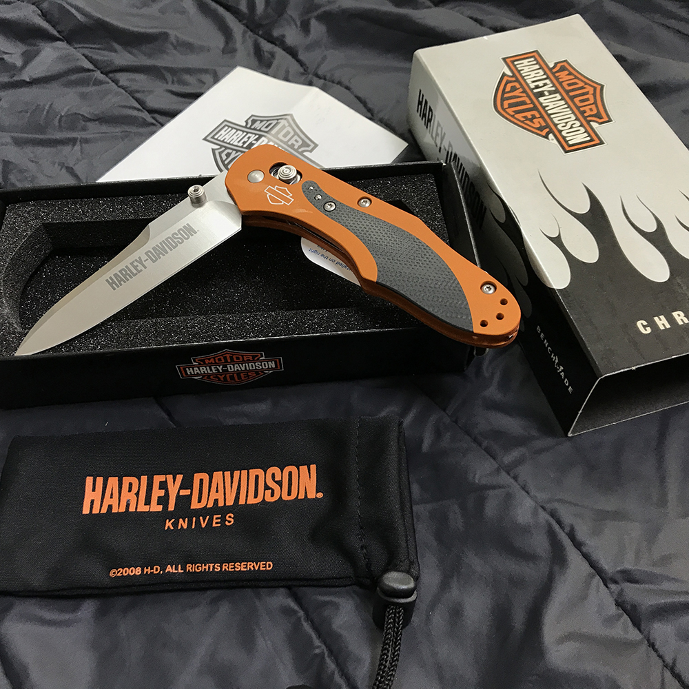 Нож Harley-Davidson HD OSBORNE 13960-ORG ORANGE PLAIN 3