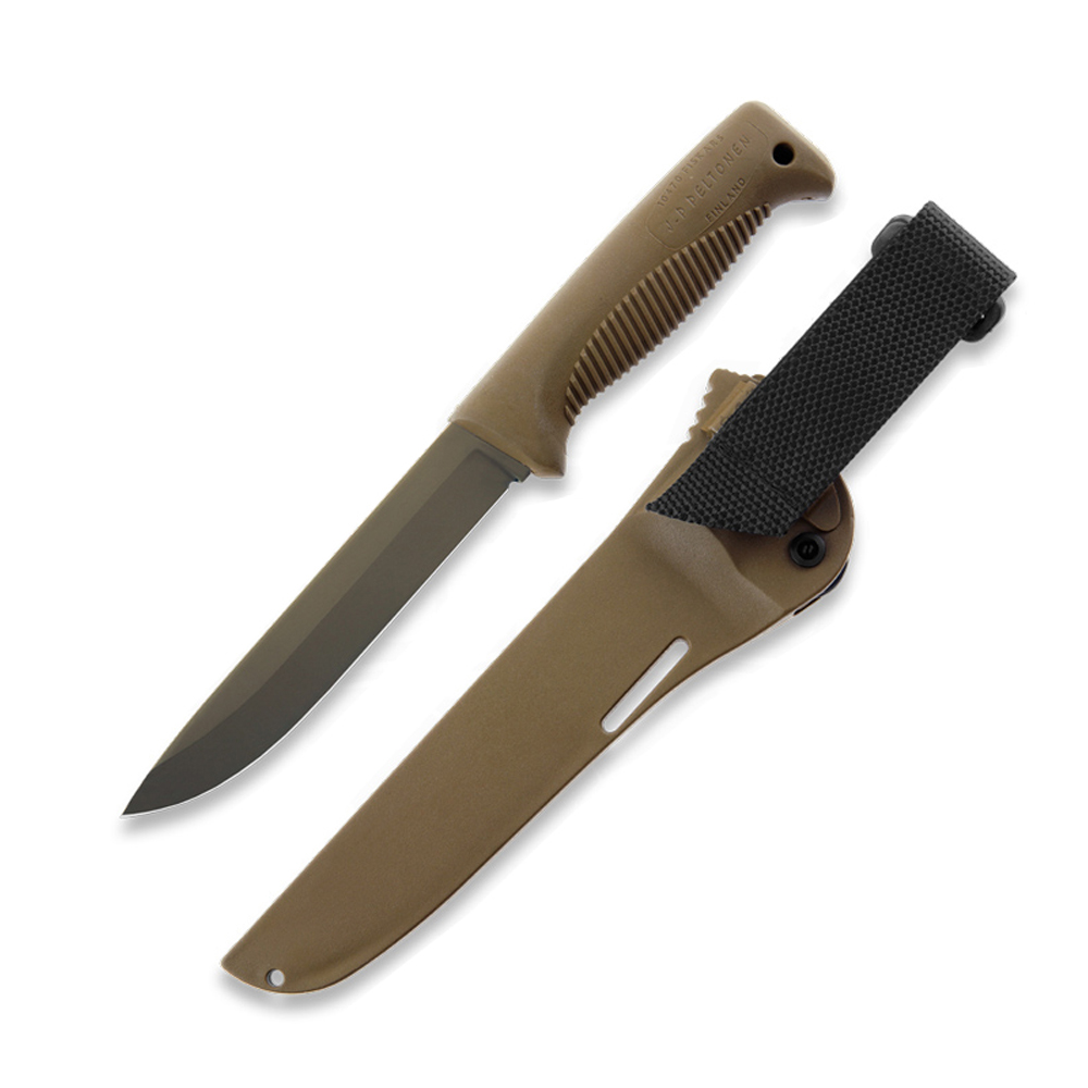 Peltonen M95 Ranger Puukko Cerakote FDE FJP060 Composite Coyote Sheath 3
