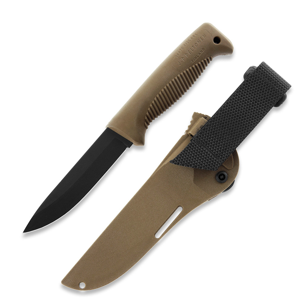 Peltonen M07 Ranger Puukko Black Cerakote FJP138 Composite Coyote Sheath 3