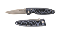 Mcusta MC-10D Classic Wave VG-10 Core Damascus Blue Micarta