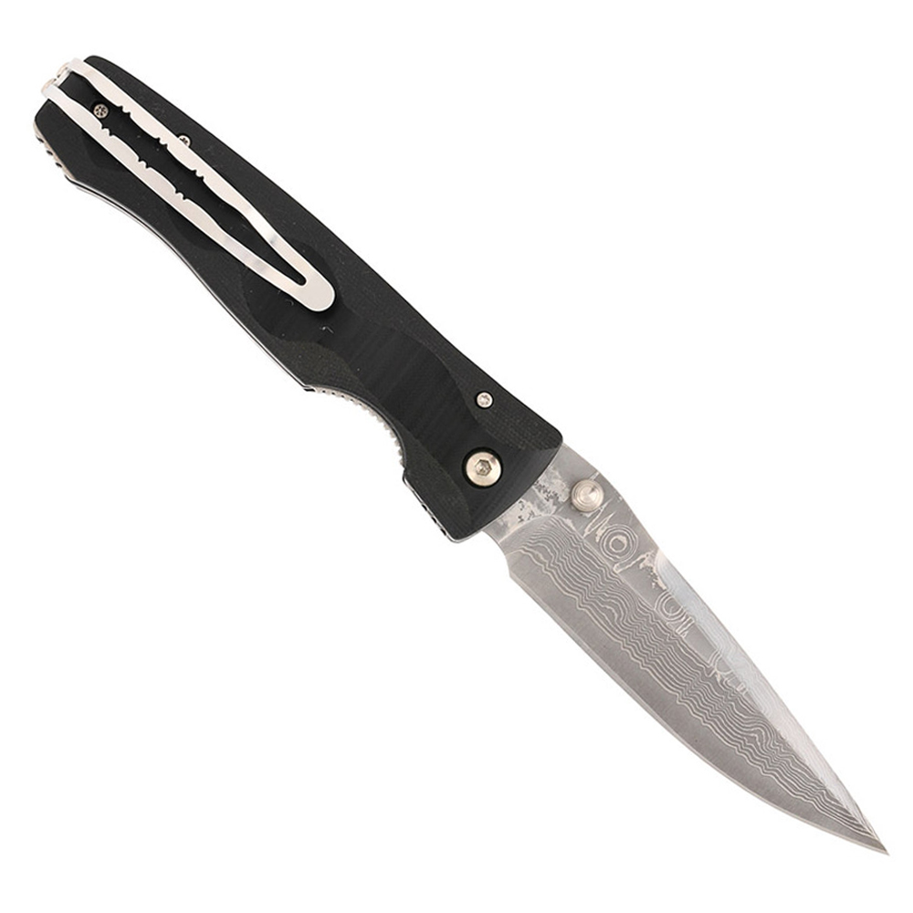 Mcusta MC-0121D Elite VG-10 Core Damascus Black Micarta 2