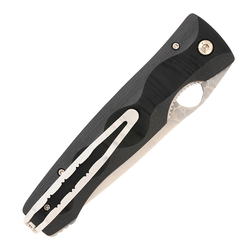 Mcusta MC-0121D Elite VG-10 Core Damascus Black Micarta 4