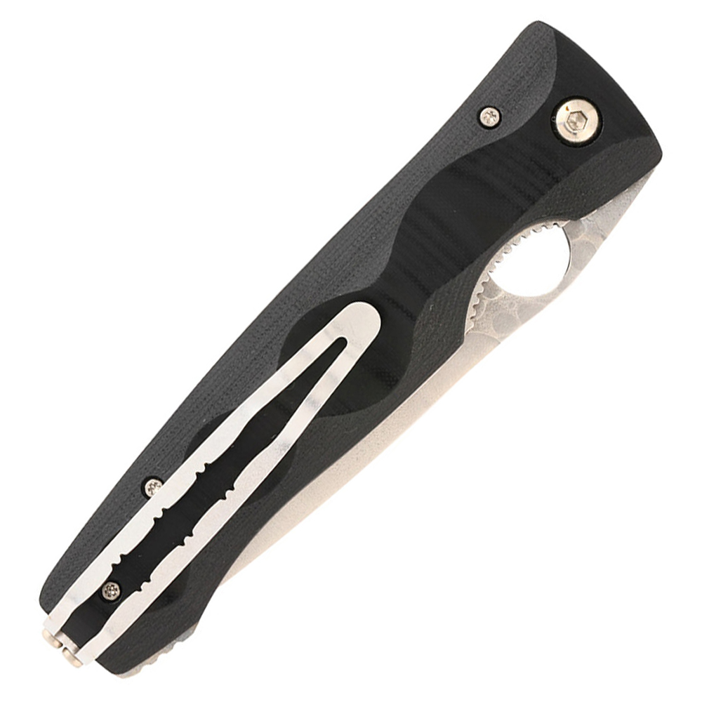 Mcusta MC-121G Elite SPG2 San Mai Blade Black Micarta  4