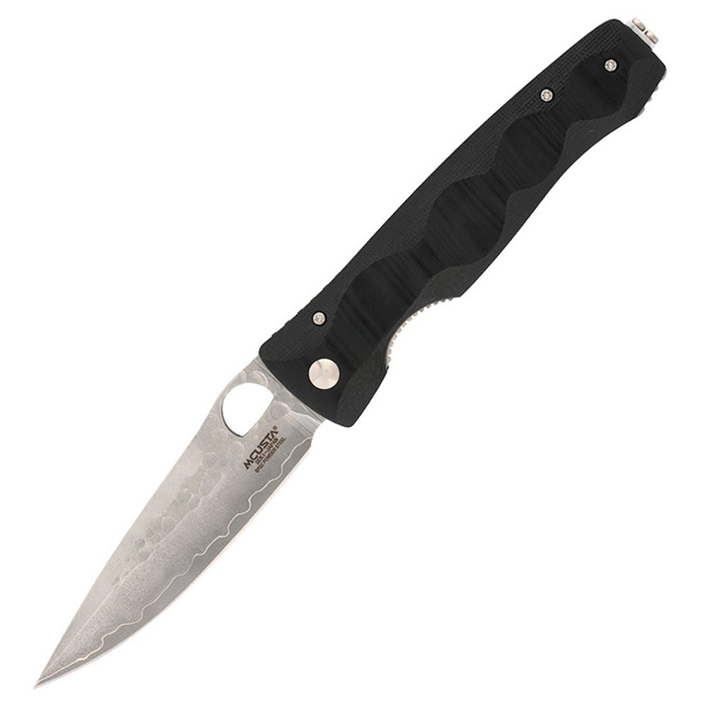 Mcusta MC-121G Elite SPG2 San Mai Blade Black Micarta  1