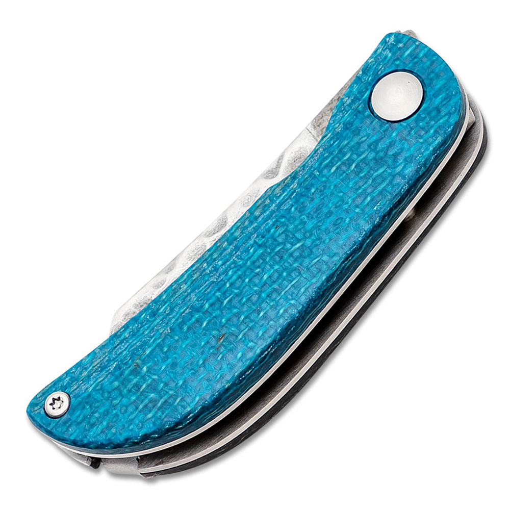 Mcusta MC-212D Petit VG-10 Core Damascus Blue/Black Micarta 2