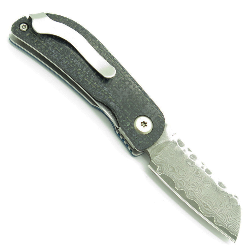 Mcusta MC-212D Petit VG-10 Core Damascus Blue/Black Micarta 3