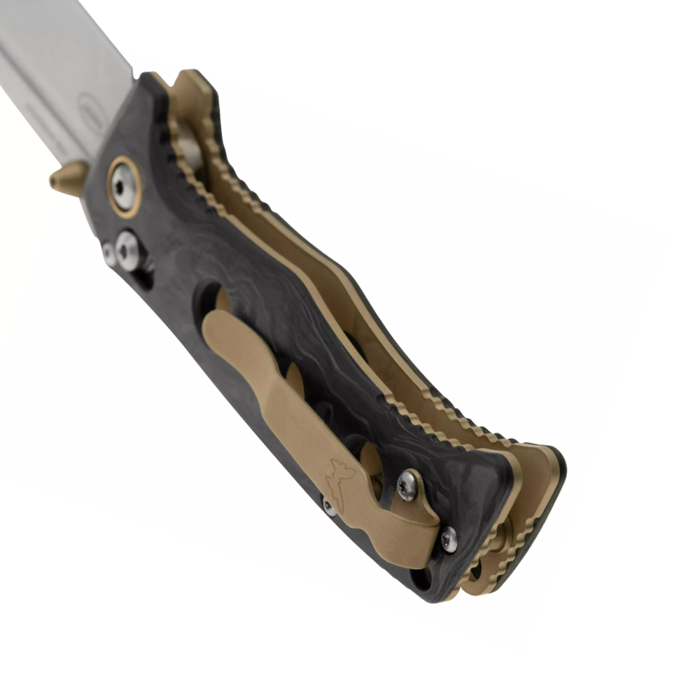 Benchmade 273-03 MINI ADAMAS CPM-MagnaCut Marbled Carbon Fiber 4