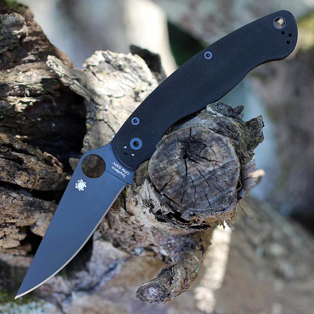 Spyderco Military 2 Compression Lock Black S30V C36GPBK2 6