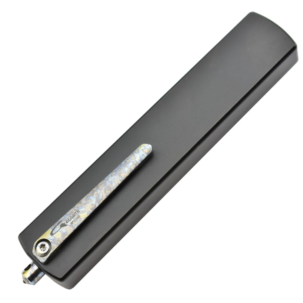 Golgoth G12G Automatic OTF D2 Double-Edged Blade Aluminum Handle 3