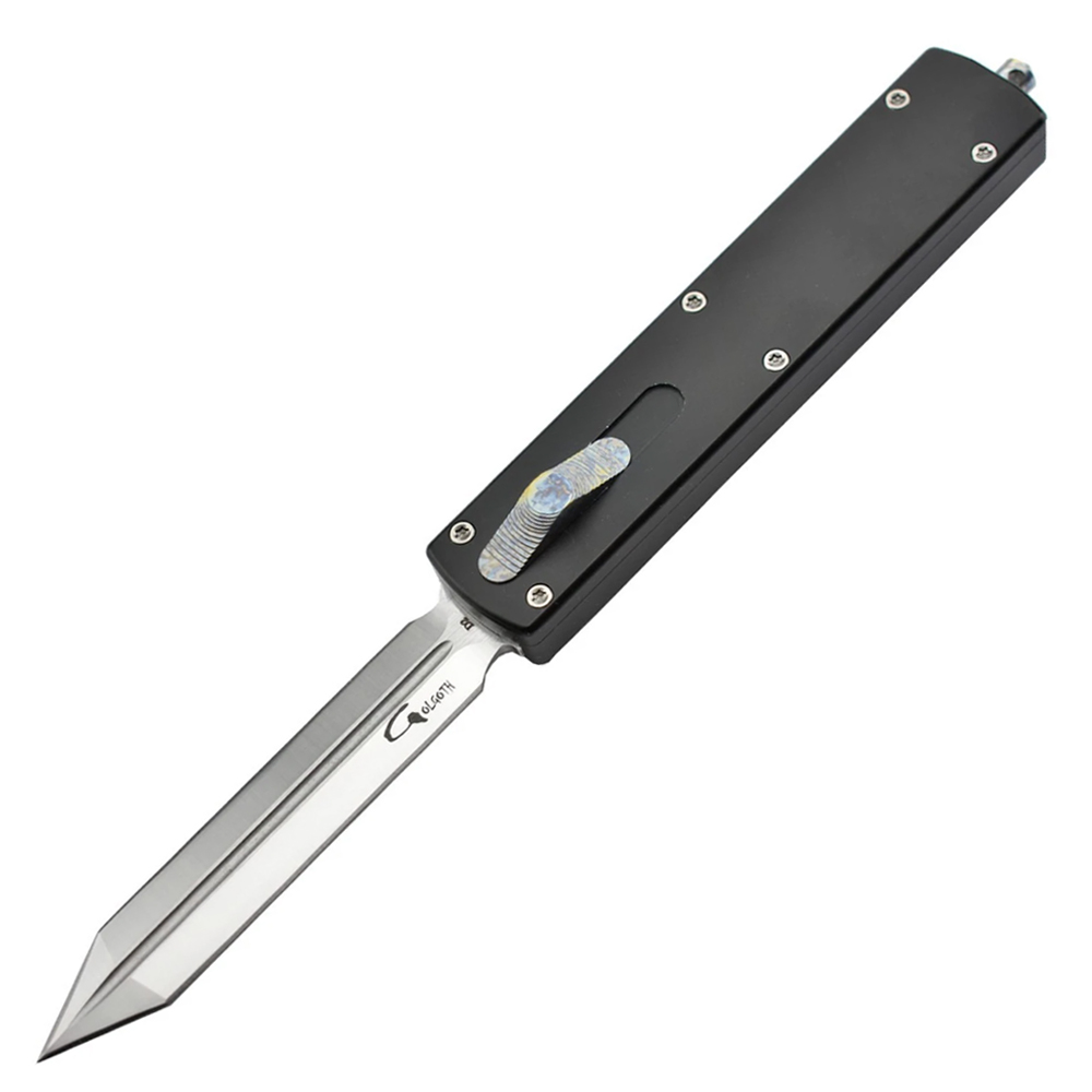 Golgoth G12G Automatic OTF D2 Double-Edged Blade Aluminum Handle 1