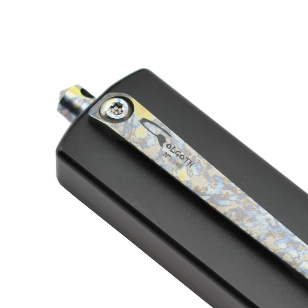 Golgoth G12DT Automatic OTF D2 Dagger Blade Aluminum Handle 2